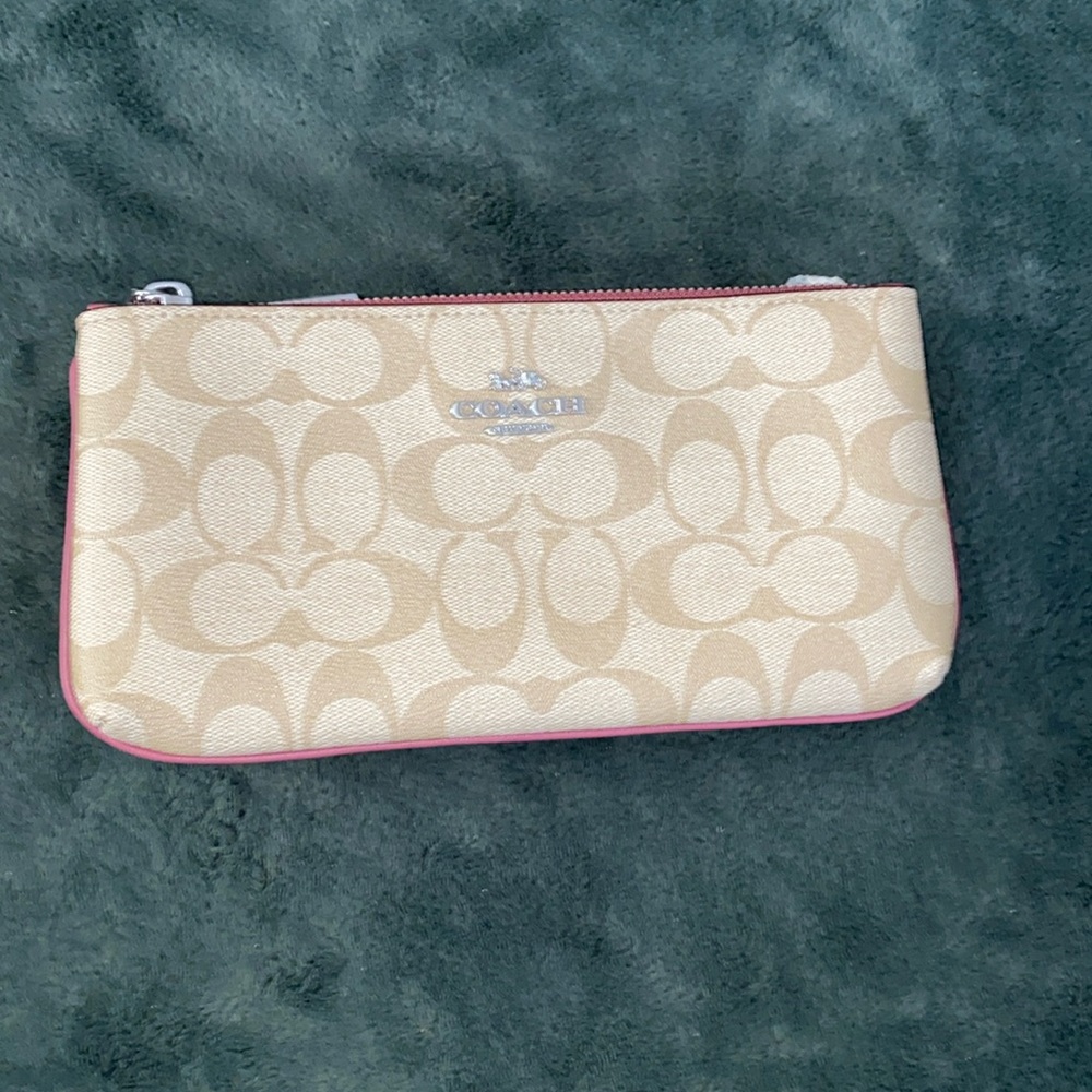 Coach Beige and Pink Crossbody